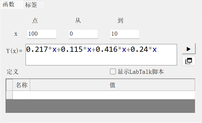 函数图参数设置